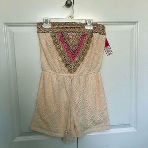 Target Strapless Romper